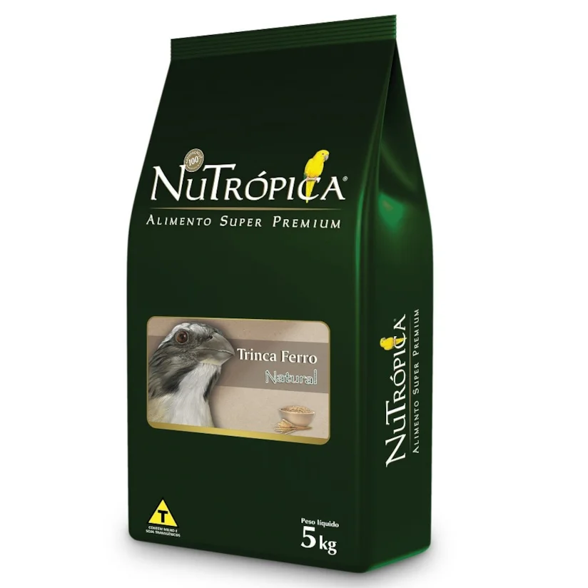 Ração Nutrópica Para Aves Trinca Ferro Natural 5kg