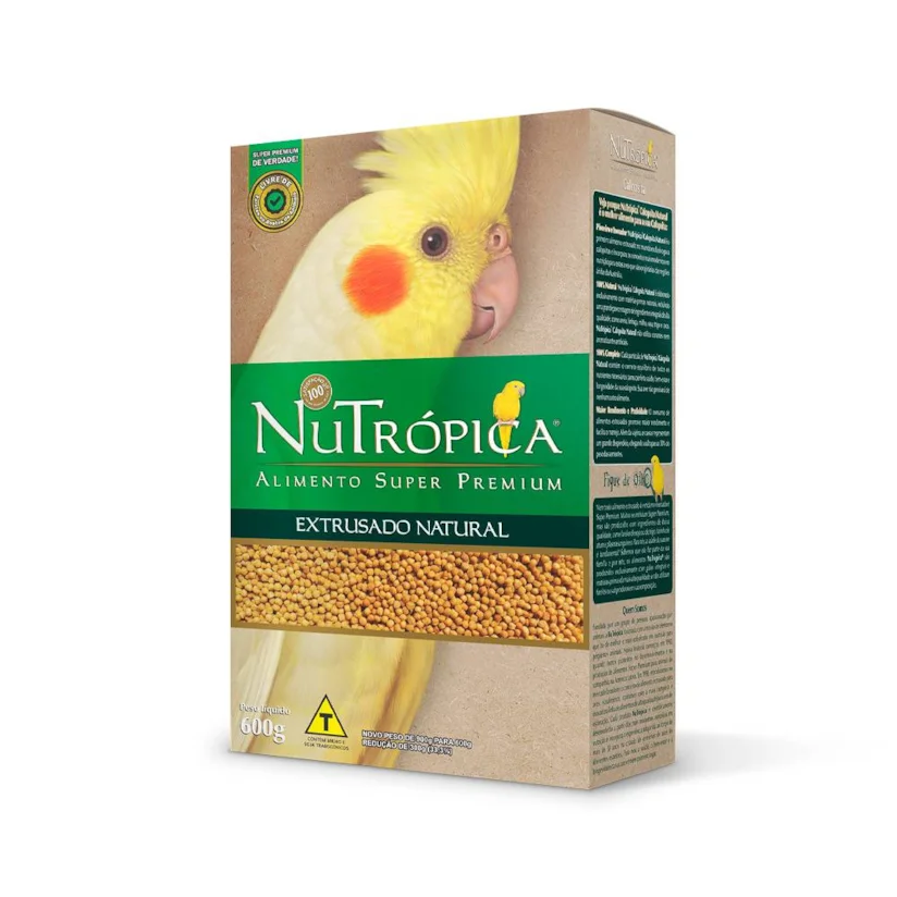 Ração Nutrópica Calopsita Natural 600g