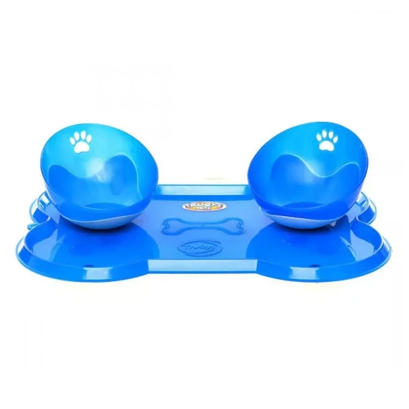 Kit Jogo Americano Osso Grande Azul Truqys Pet