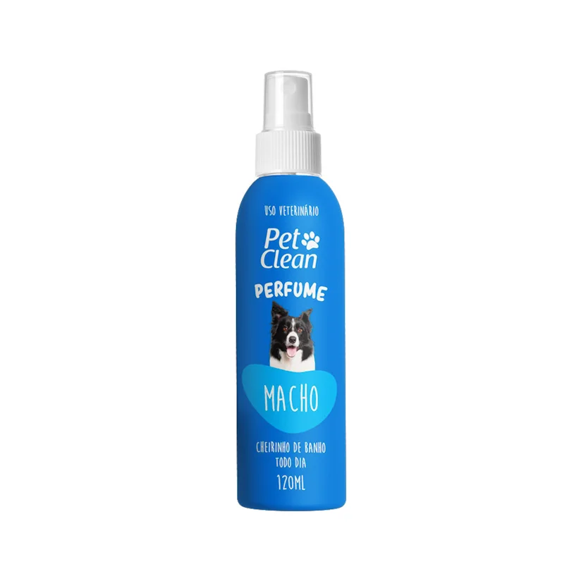 Perfume para Cães e Gatos Macho Pet Clean 120ml