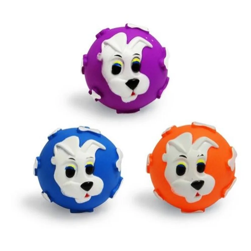 Brinquedo Cães The Pets Vinil Bolinha Dog Cartoon Colors