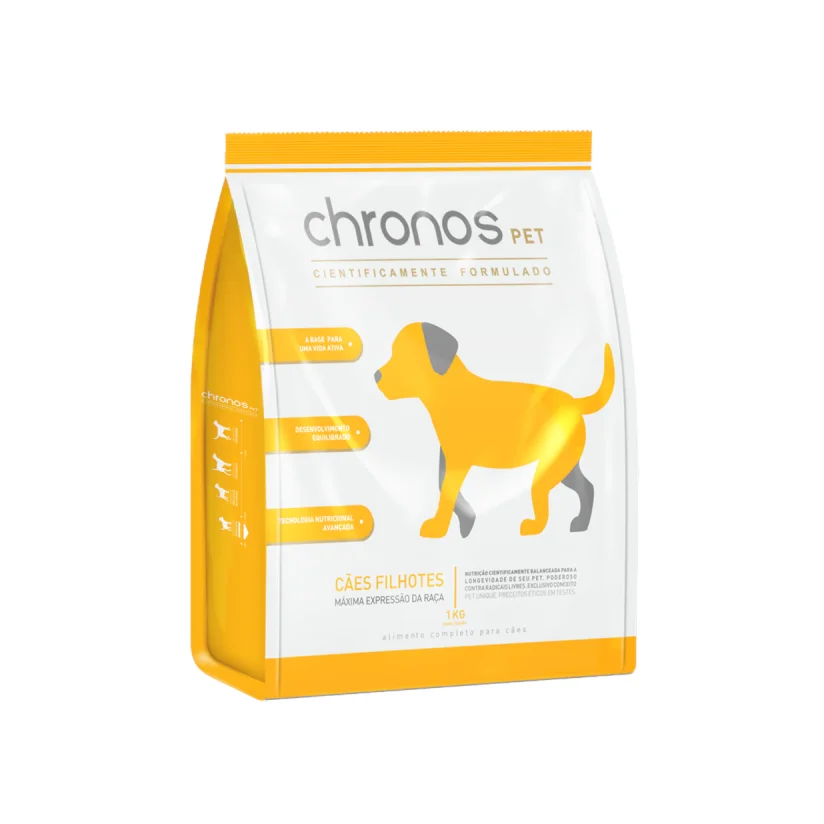 Ração Chronos Pet para Cães Filhotes Raças Pequenas 1 Kg