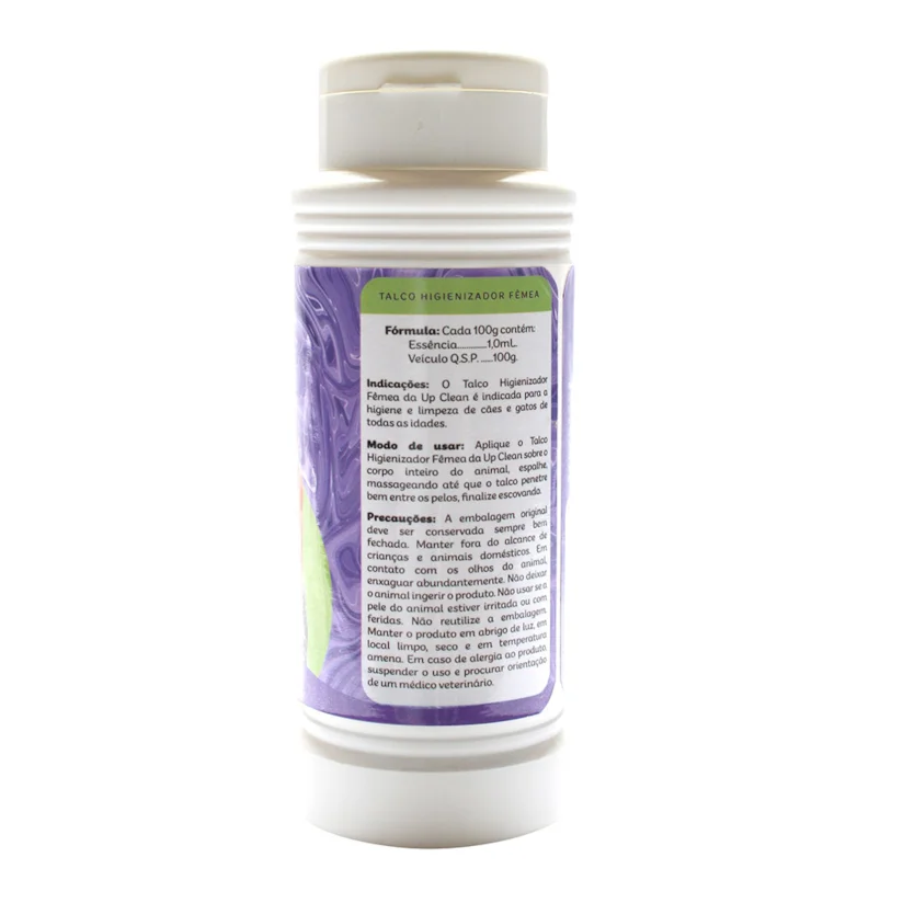 Talco Higienizador Up Clean Fêmea 100g