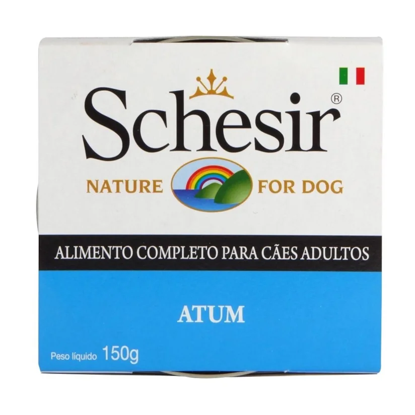 Ração Úmida Schesir Patê Cães Atum 150g