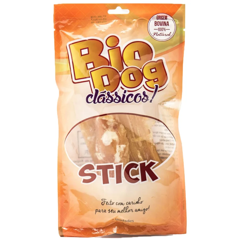 Petisco Cães Clássicos Biodog Stick com 3 Unidades