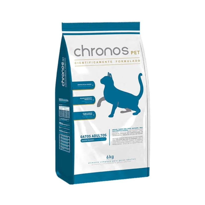 Ração Chronos Pet para Gatos Adultos - 6kg