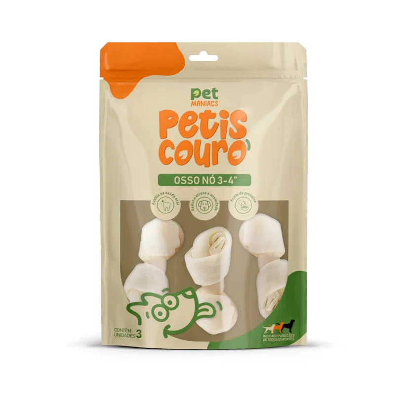 Osso para Cães Pet Maniacs Nó 3.4 3 Unidades