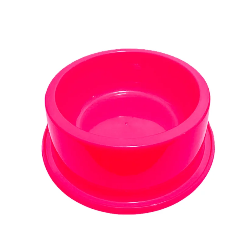 Comedouro Cães Pet Toys Grande Antiformiga Rosa Neon 1900ml