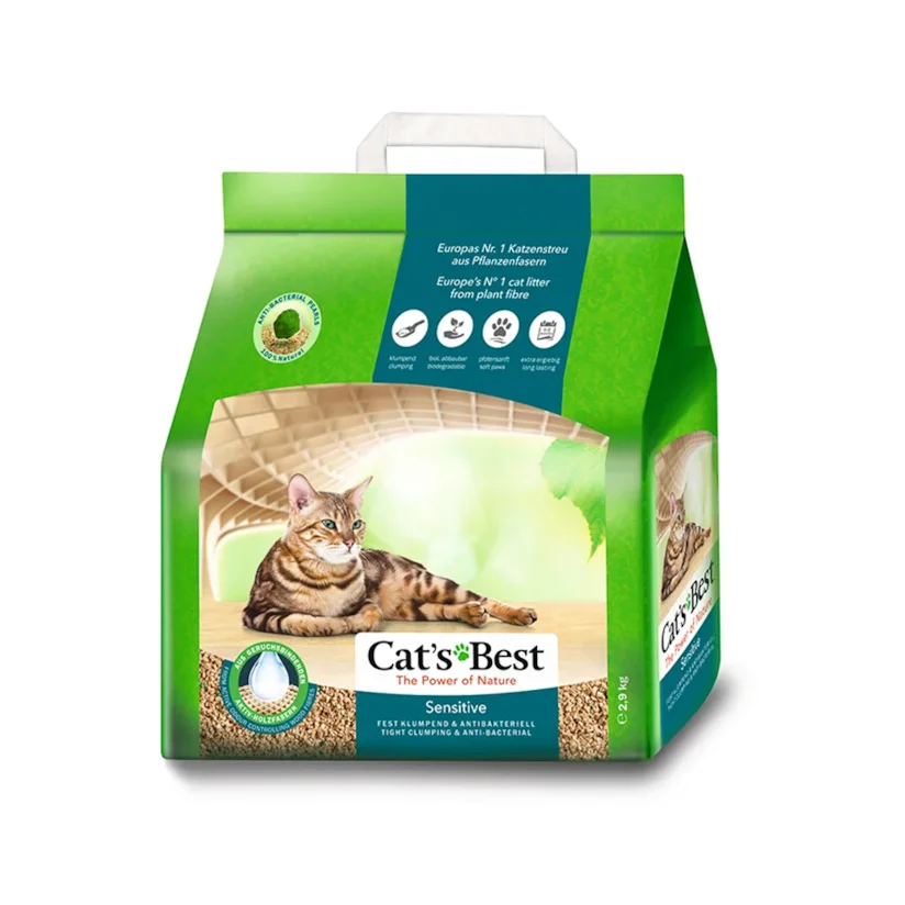 Granulado Ecológico Cat s Best Sensitive Para Gatos 2,9kg