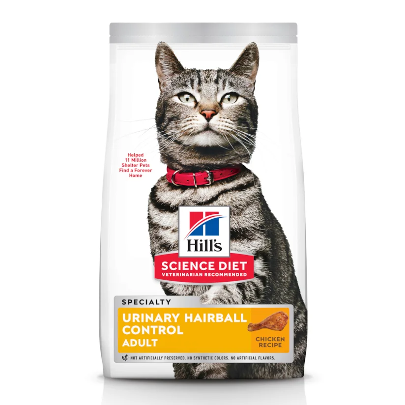 Ração Hill s Science Diet Cuidado Urinário e Bolas de Pelo para Gatos Adultos Sabor Frango 1,5kg