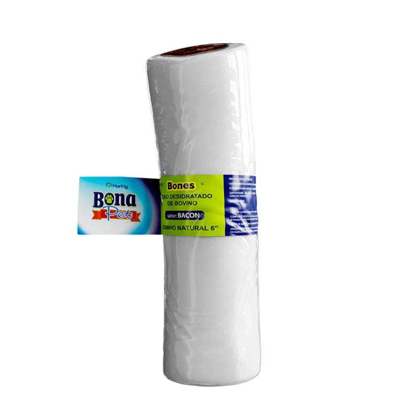 Osso Bonapet para Cães Natural Recheado Sabor Bacon 6
