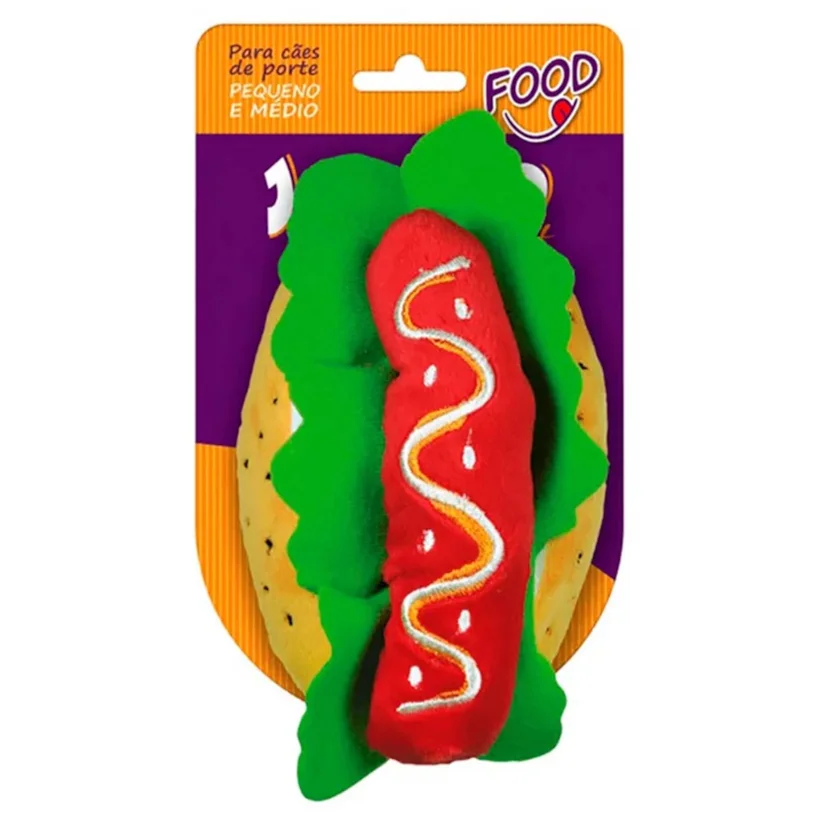 Brinquedo Pelúcia Food Hot Dog Jambo