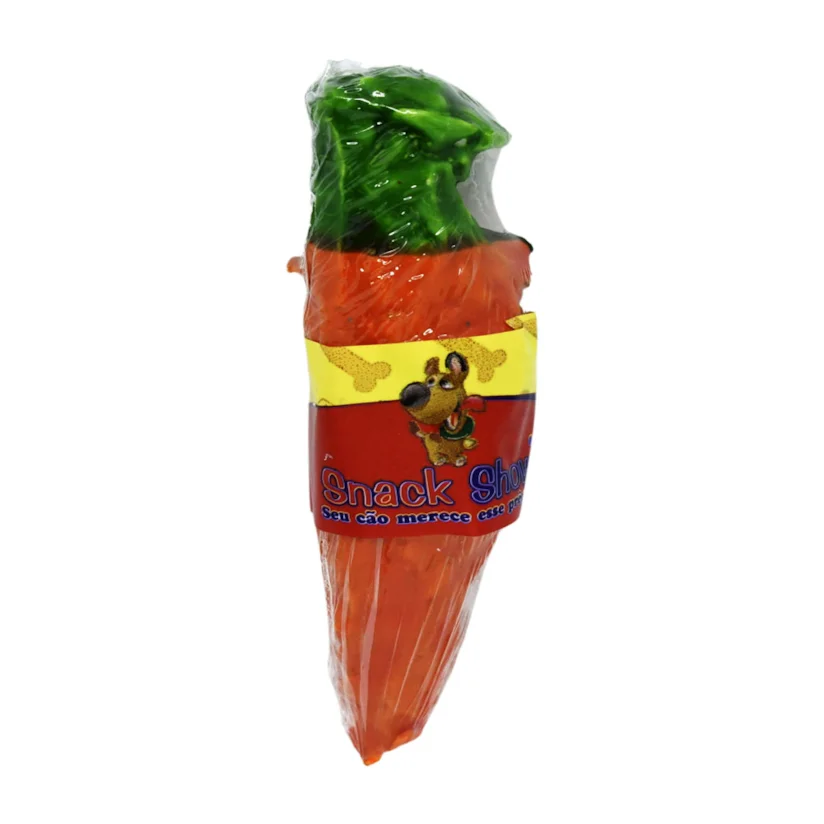 Osso Snack Show Cães Cenoura Shrink com 1 Unidades