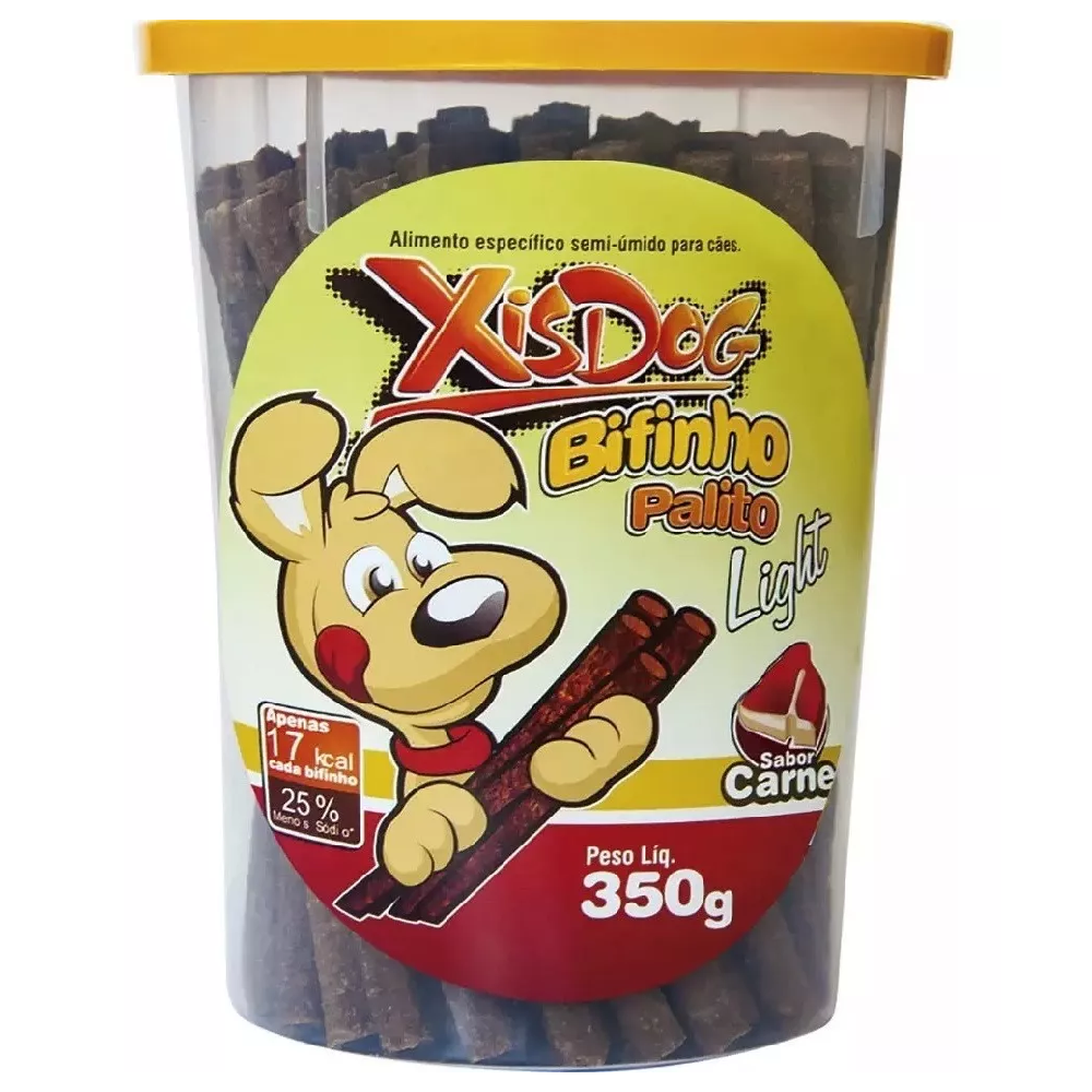 Petisco Cães XisDog Bifinho Palito Carne Light 350g
