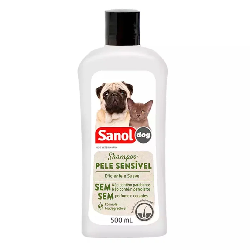 Shampoo Sanol Dog Pele Sensível 500ml