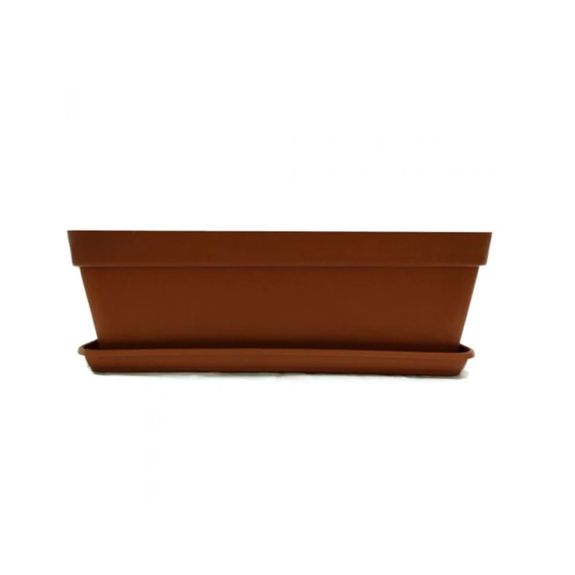 Jardineira Bari Off Marrom Okla 49,5 x 18,3 cm