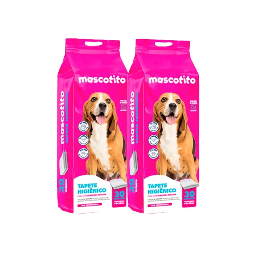 Tapete Higiênico Mascotito 82x60cm com 60 Unidades