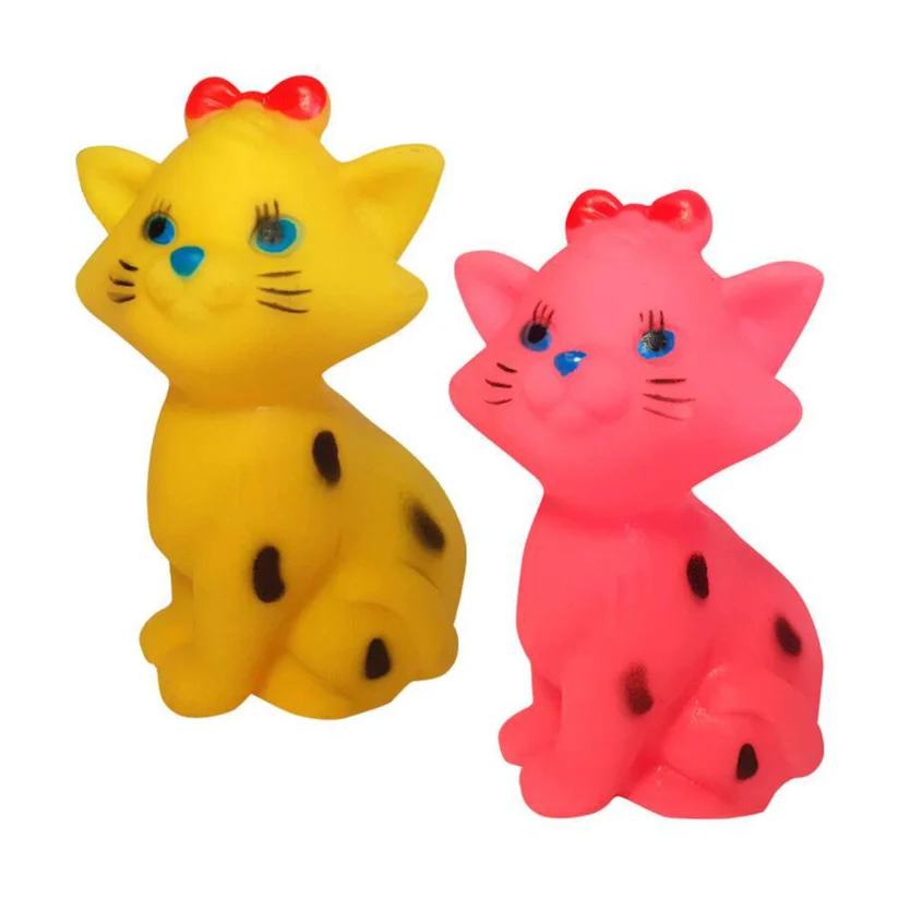 Brinquedo Mordedor Gatinho com Laço Napi