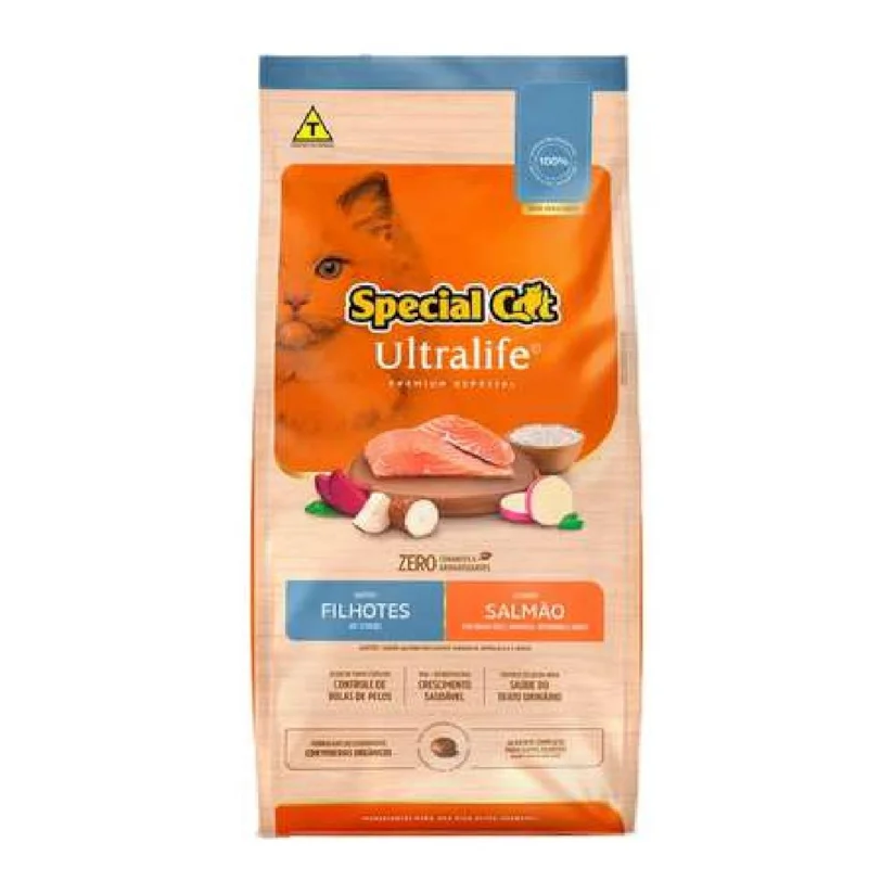 Ração Special Cat Ultralife Filhotes Salmão 20Kg