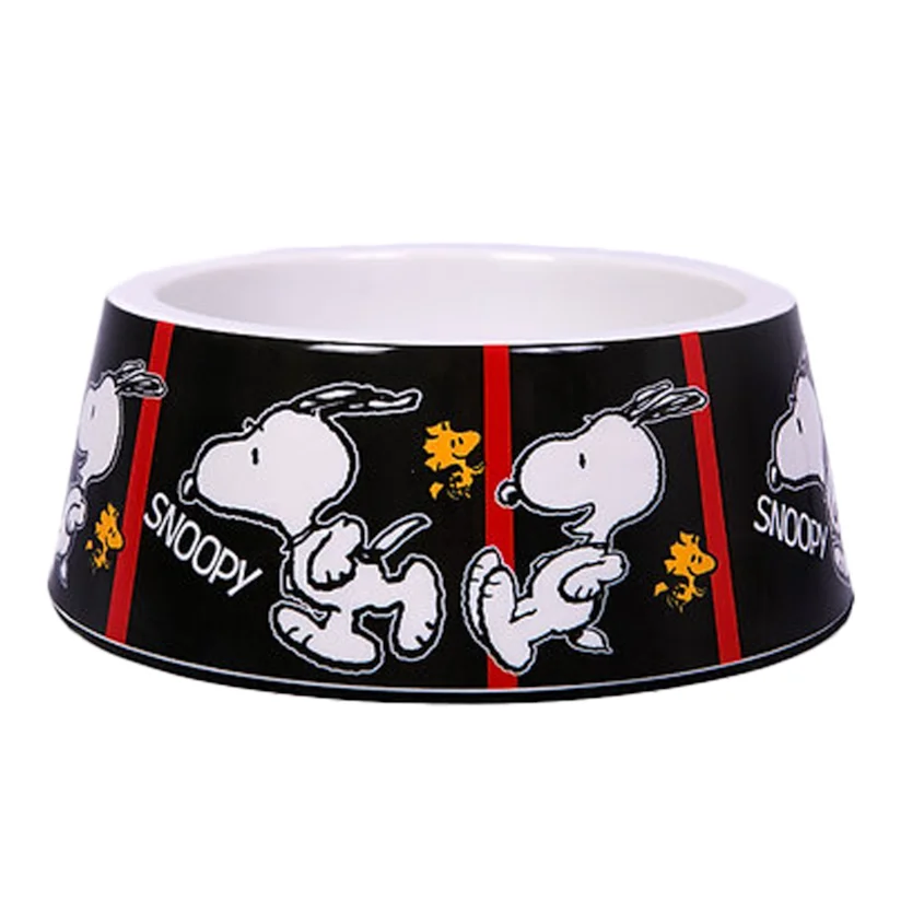 Comedouro Para Cães Melamina Snoopy Filmblack Zooz Pets 250ml