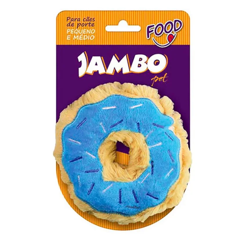 Brinquedo Pelúcia Azul Food Donut Jambo
