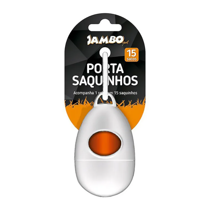 Porta Saquinhos Jambo P/Cata Cata C/1 Rolo Freind Branco