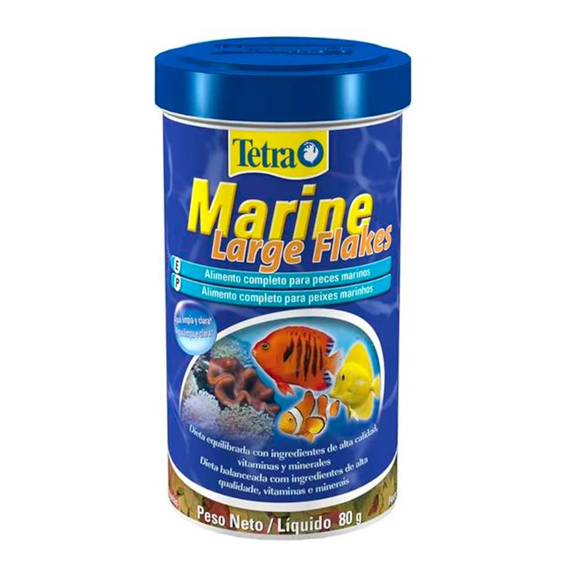 Ração Tetra Marine Large Flakes 80g