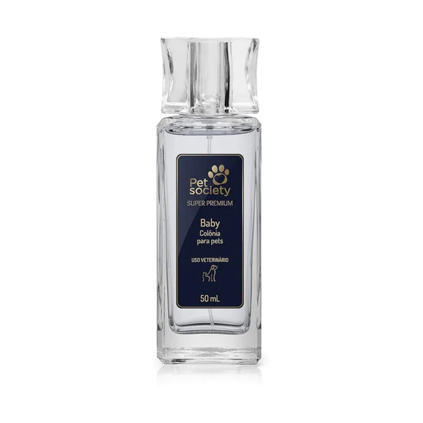 Colônia Baby Super Premium Pet Society Para Cães e Gatos 50ml