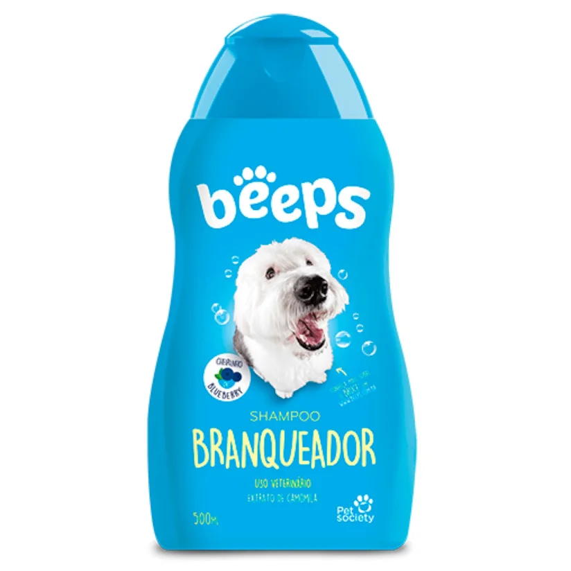 Shampoo Beeps Branqueador Pet Society 500ml