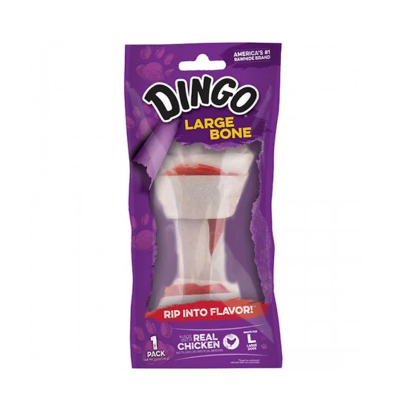 Osso Dingo Cães Premium Original Bone Grande