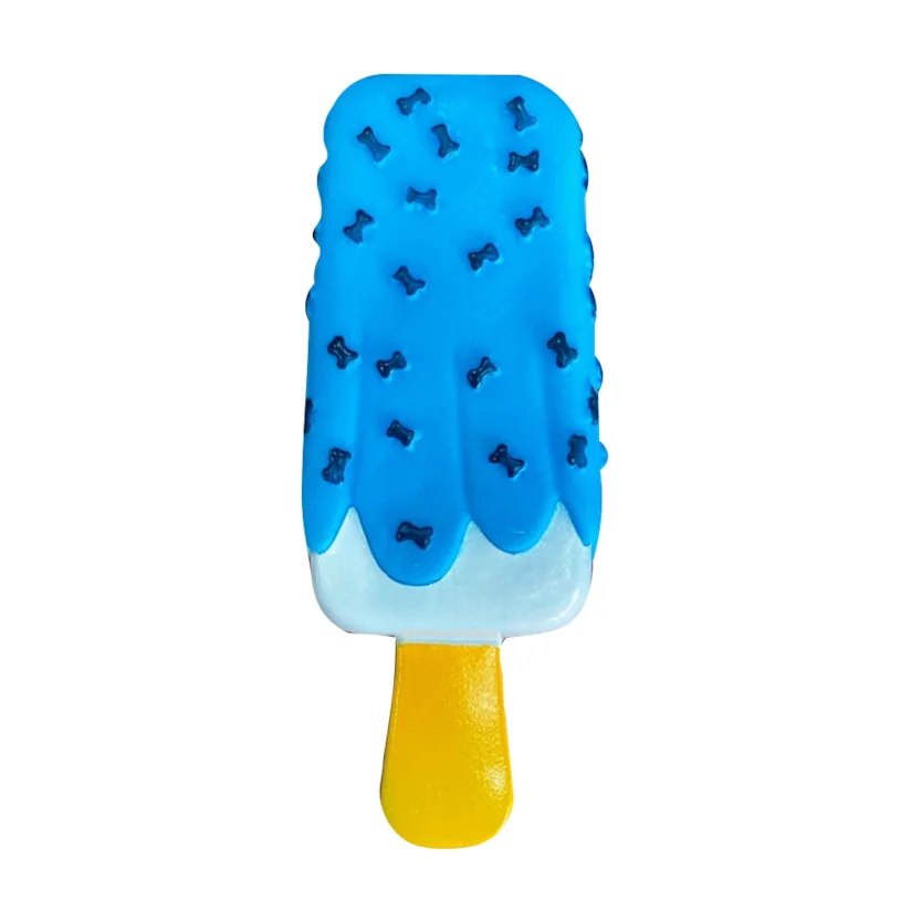 Brinquedo Cães Vinil Sorvete Picolé Azul The Pets Brasil