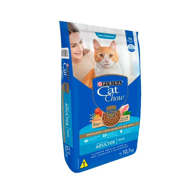Ração Nestlé Purina Cat Chow Adultos Peixe 10,1kg