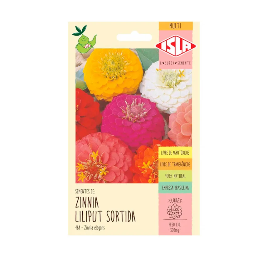 Semente De Zinnia Sortida Isla