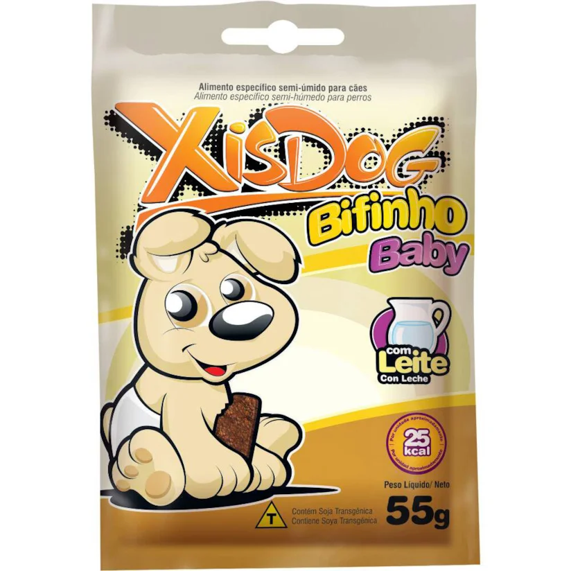 Petisco Cães XisDog Bifinho Baby 55g