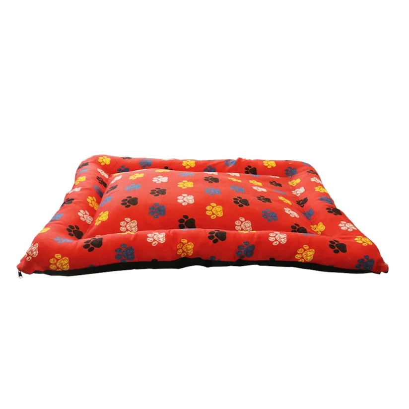 Colchonete Silicone Maxximo Pet Ziper Patinhas Vermelho P