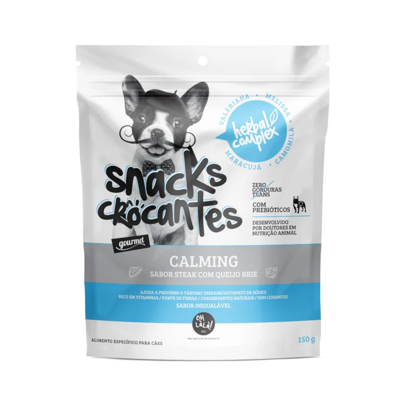 Petisco Oh Lala Cães Crocantes Herbal Complex Calming 150g