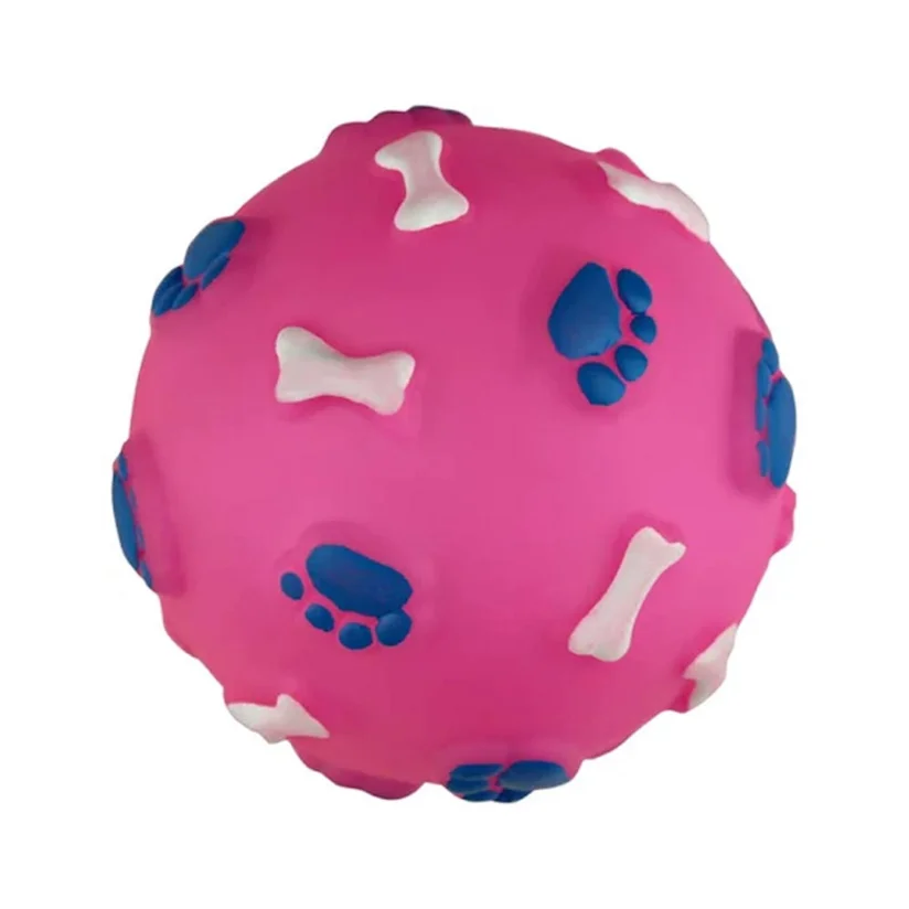 Brinquedo Mordedor Bola com Ossinho e Patas Napi