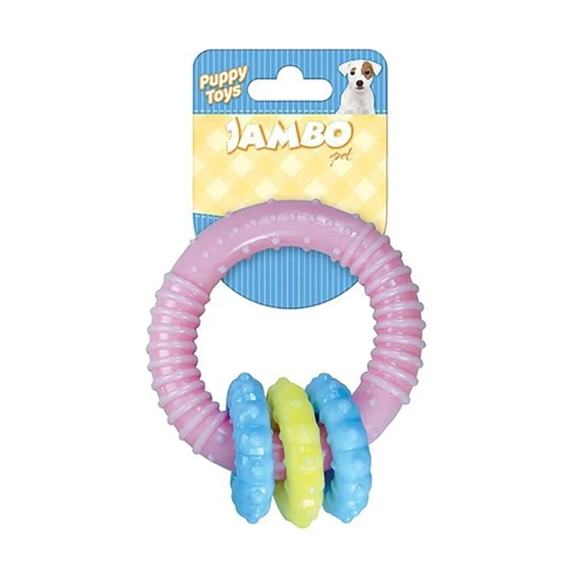 Brinquedo Cães Jambo Mordedor Baby Argola