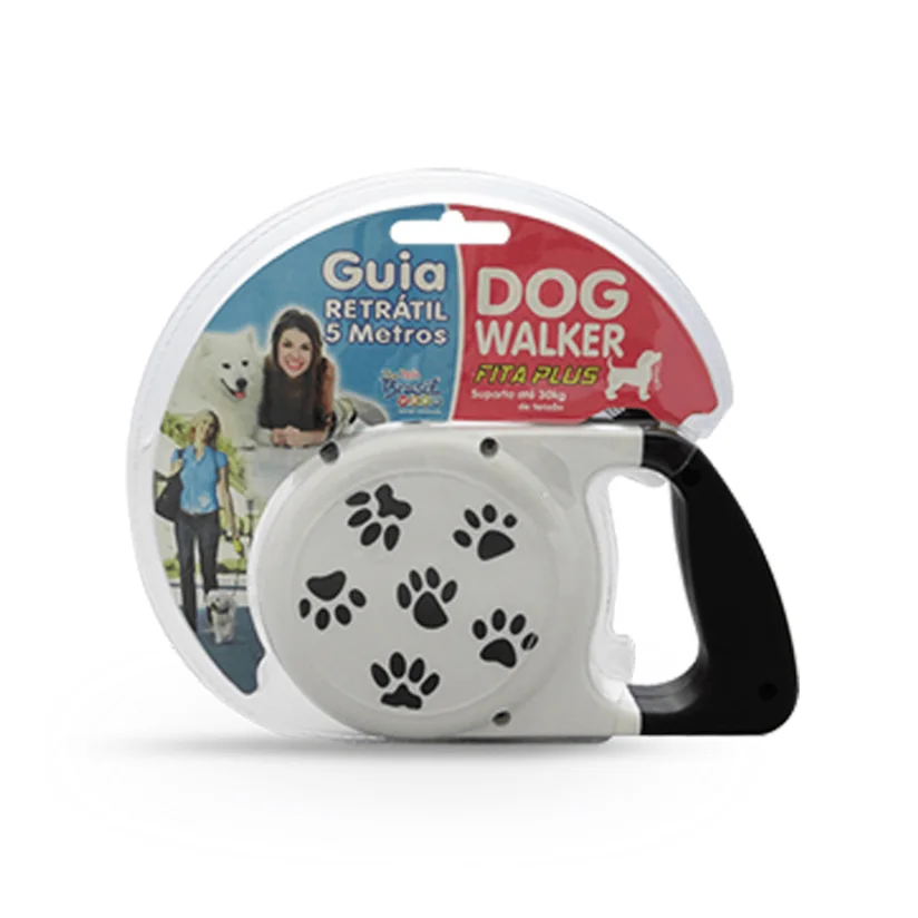 Guia Cães The Pets Retrátil Fita Plus 5Mmts/30kg