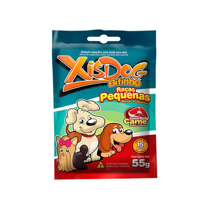 Petisco XisDog Bifinho Raças Pequenas 55g
