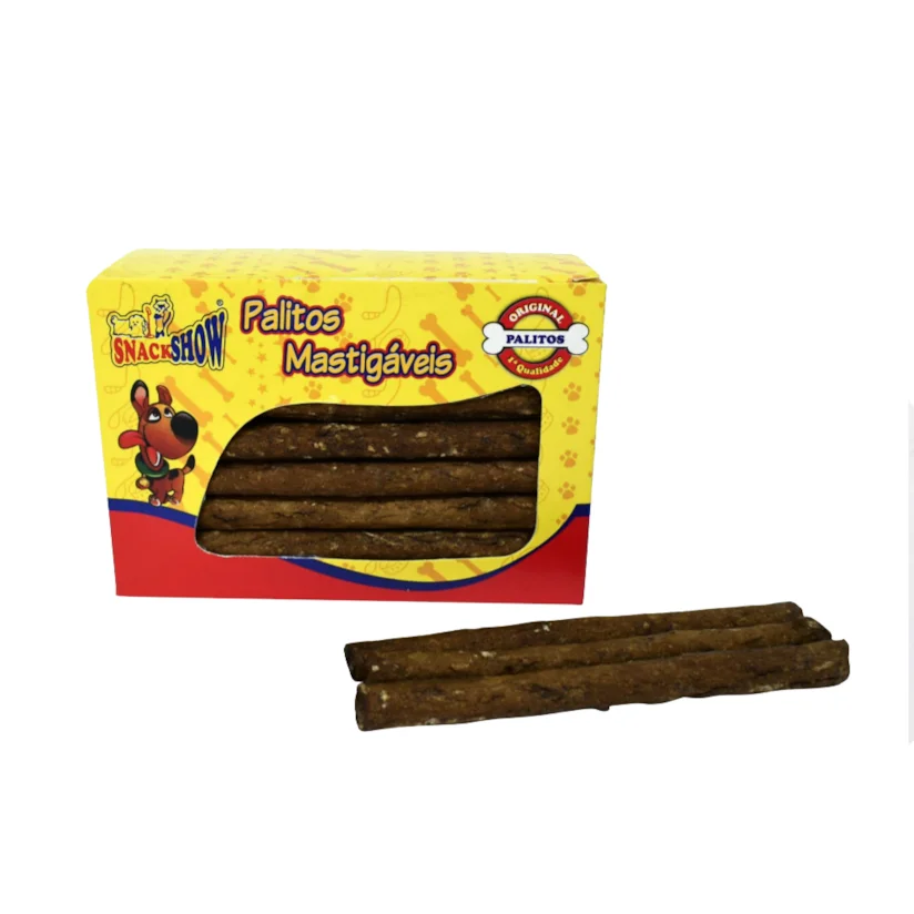 Osso Snack Show Cães Palitos Kr 105 Carne com 30 Unidades