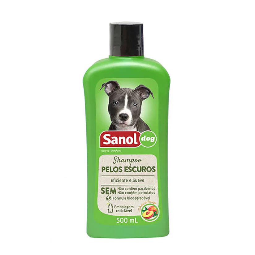 Shampoo Sanol Dog Pelos Escuros 500ml