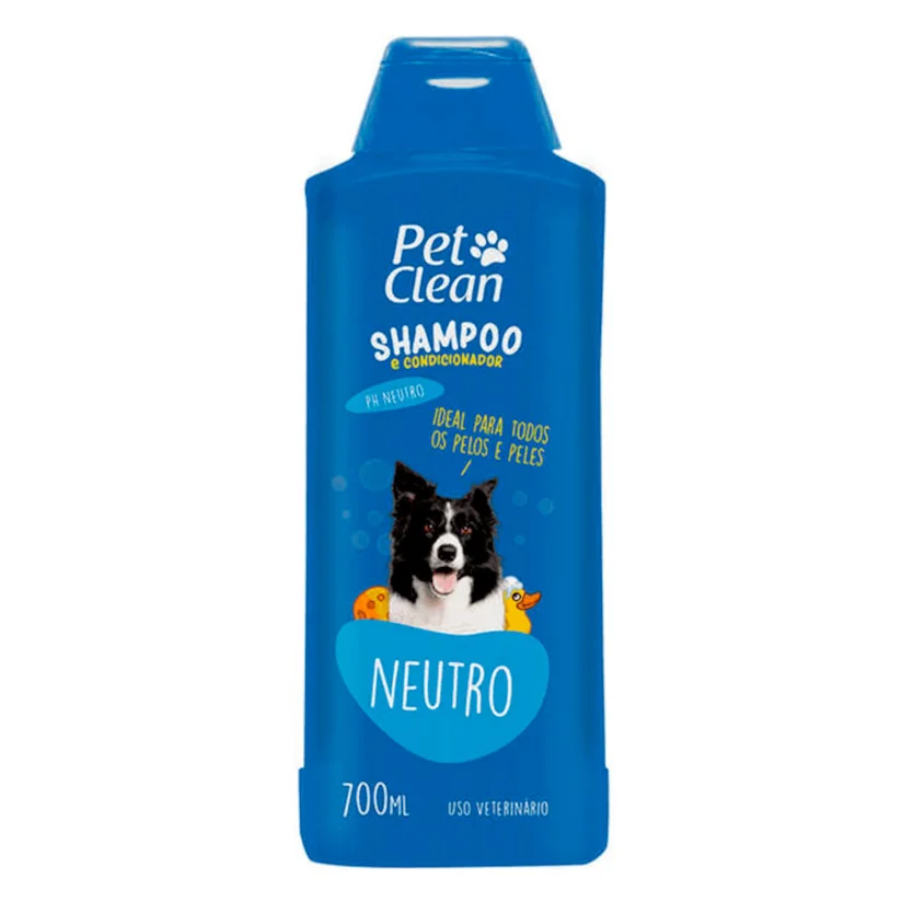 Shampoo Neutro Cães e Gatos Pet Clean 700ml