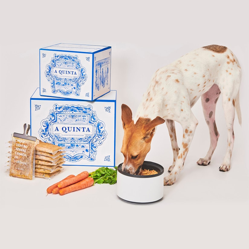 Alimento Natural para Cães A Quinta Risoto Suíno com Abóbora 300g