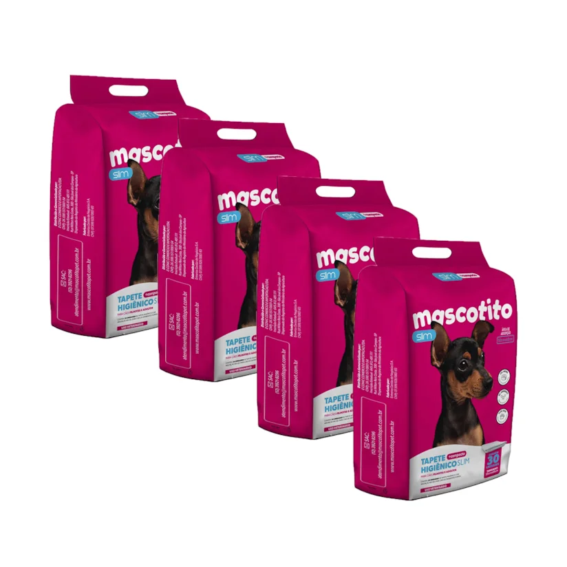 Tapete Higiênico Mascotito Slim 60x55 com 120 Unidades