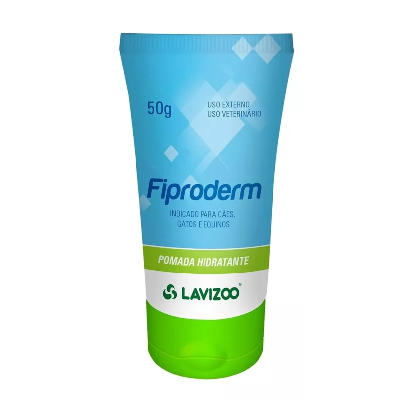 Hidratante para Cães e Gatos Fiproderm Lavizoo 50g