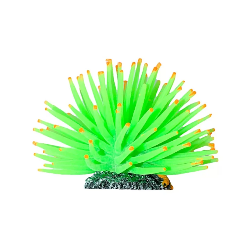 Enfeite Aquário Anêmona Short Soma Verde 11cm