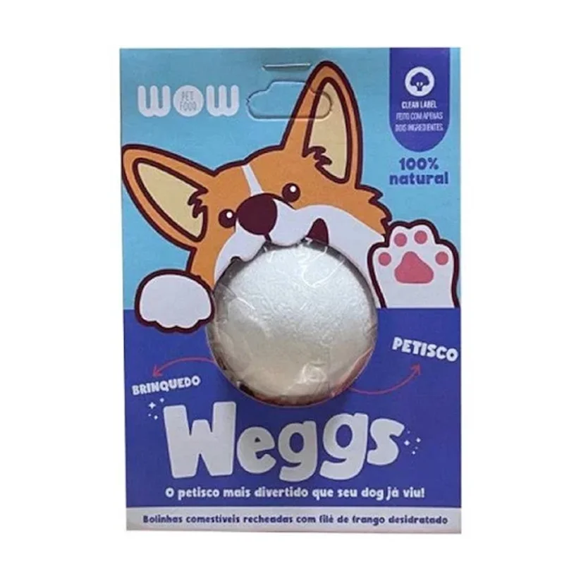 Petisco Para Cães Gourmet 100% Natural Wow Sabor Frango