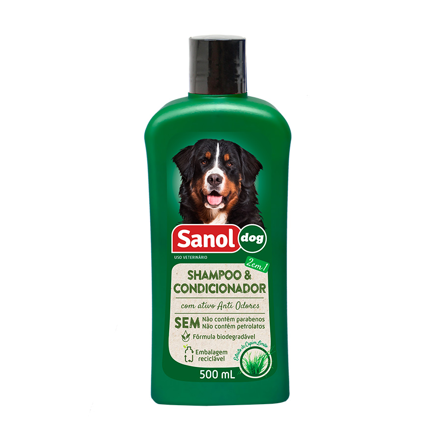 Shampoo e Condicionador Sanol Dog 500ml