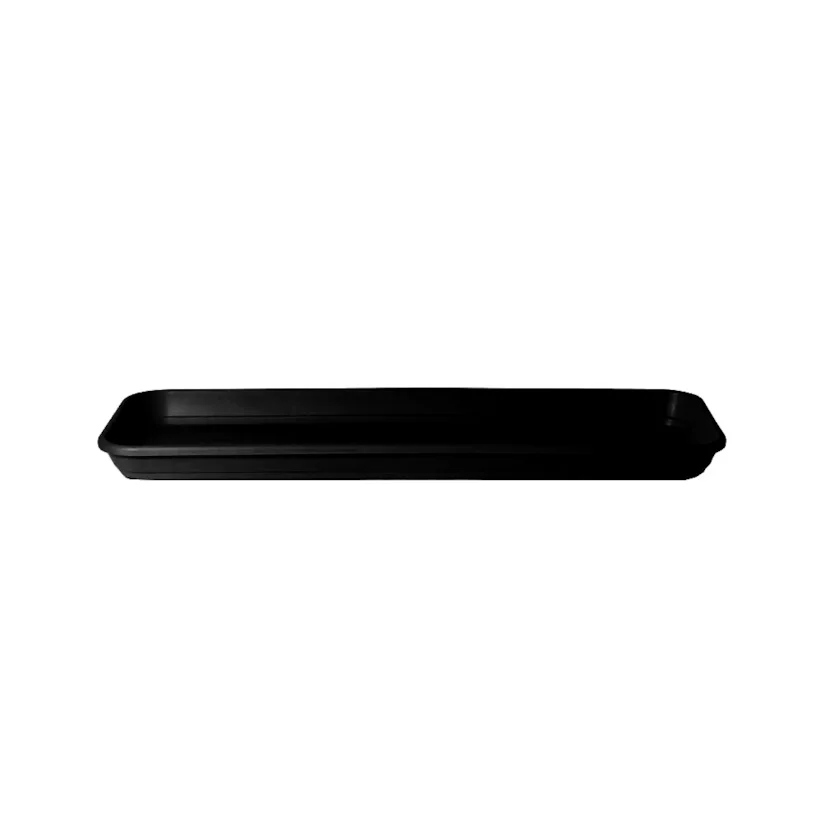 Prato Jardineira Bari Off Preto Okla 47x16,5cm